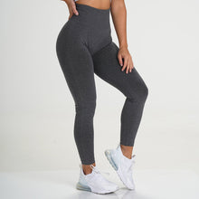 Load image into Gallery viewer, High Waist Black Seamless Leggings
