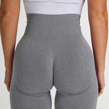Load image into Gallery viewer, High Waist Grey Seamless Leggings
