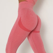 Load image into Gallery viewer, High Waist Pink Seamless Leggings
