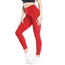 Load image into Gallery viewer, TikTok Leggings Red High Waist
