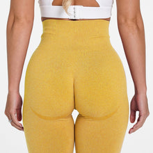Load image into Gallery viewer, High Waist Yellow Seamless Leggings
