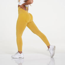 Load image into Gallery viewer, High Waist Yellow Seamless Leggings
